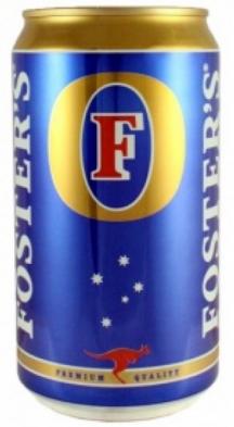 Fosters - Lager Oil Can Blue