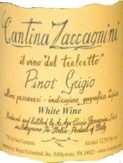 Cantina Zaccagnini - Pinot Grigio 2022