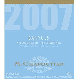 M. Chapoutier - Banyuls 2015 (500ml) (500ml)